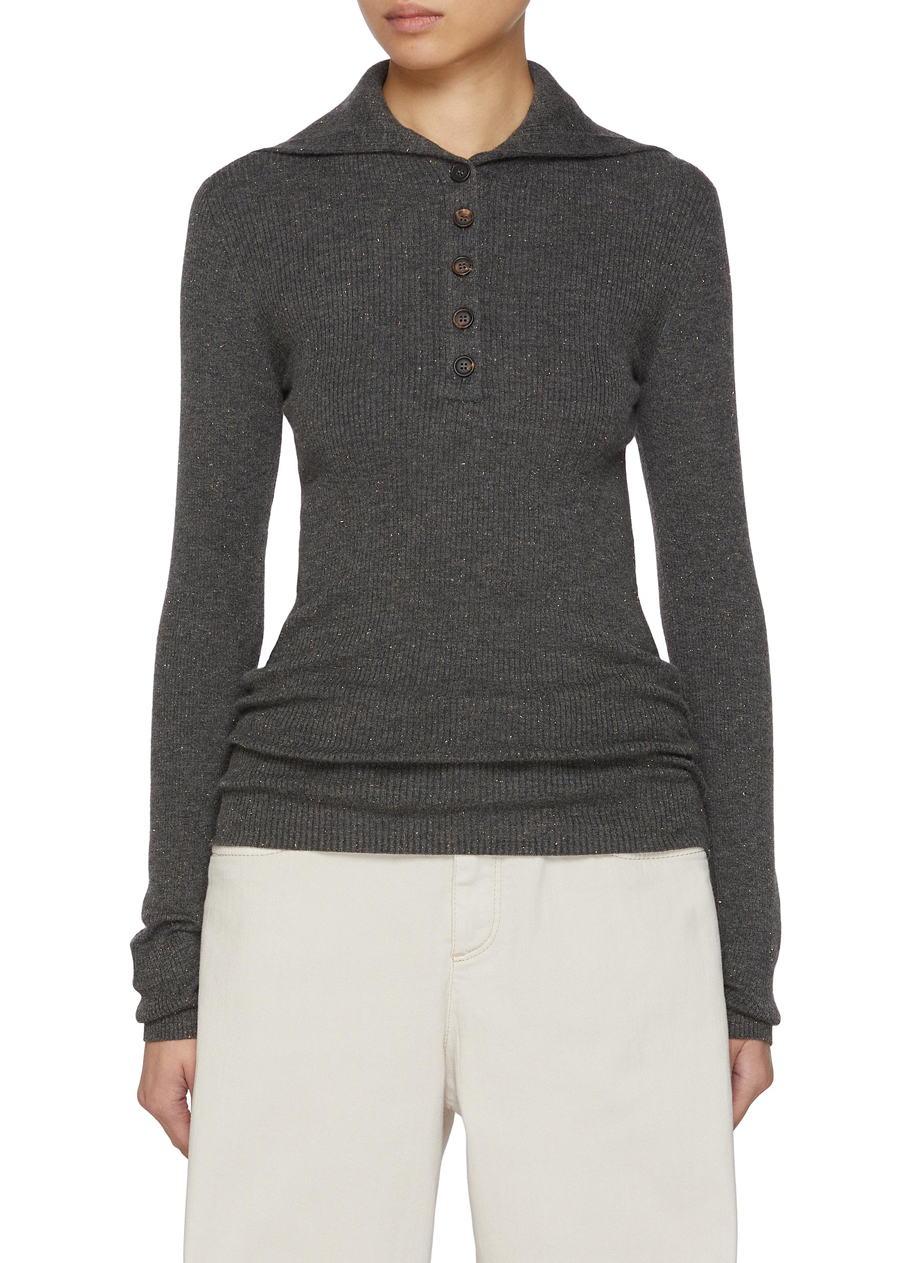 【関税&送料込】Brunello Cucinelli Top Brunello Cucinelli // Cashmere Knit Top – VSP Consignment