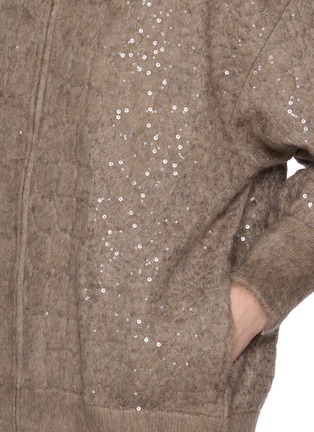 - BRUNELLO CUCINELLI - Sequin Cashmere Wool Mohair Jacket