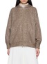 BRUNELLO CUCINELLI Sequin Cashmere Wool Mohair Jacket