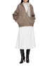 Figure View - Click To Enlarge - BRUNELLO CUCINELLI - Sequin Cashmere Wool Mohair Jacket