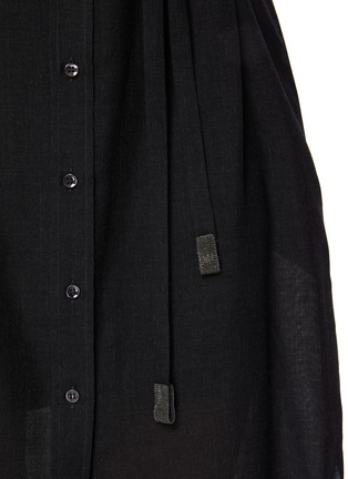  - BRUNELLO CUCINELLI - Wool Gauze Shirt Dress