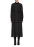 Main View - Click To Enlarge - BRUNELLO CUCINELLI - Wool Gauze Shirt Dress