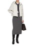 Figure View - Click To Enlarge - BRUNELLO CUCINELLI - Cashmere Knit Midi Skirt
