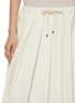  - BRUNELLO CUCINELLI - Waist String Pleated Midi Skirt