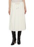 Main View - Click To Enlarge - BRUNELLO CUCINELLI - Waist String Pleated Midi Skirt