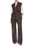 Figure View - Click To Enlarge - BRUNELLO CUCINELLI - Wide Leg Suiting Pants