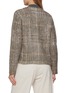 Back View - Click To Enlarge - BRUNELLO CUCINELLI - Chequered Jacquard Knit Cardigan