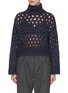 Main View - Click To Enlarge - BRUNELLO CUCINELLI - Hollow Knit Sweater
