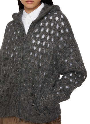  - BRUNELLO CUCINELLI - Open Knit Sequin Cardigan