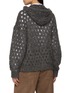 Back View - Click To Enlarge - BRUNELLO CUCINELLI - Open Knit Sequin Cardigan