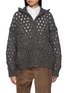 Main View - Click To Enlarge - BRUNELLO CUCINELLI - Open Knit Sequin Cardigan