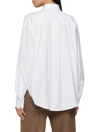 Back View - Click To Enlarge - BRUNELLO CUCINELLI - Monili Embellished Pocket Shirt