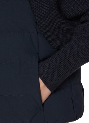  - BRUNELLO CUCINELLI - Hybrid Hooded Zip Up Down Jacket