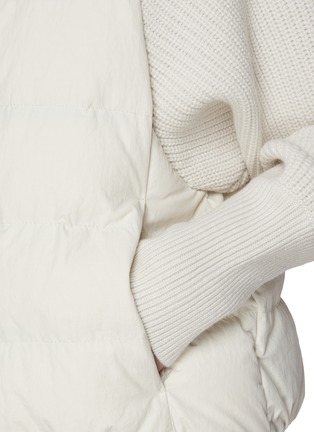  - BRUNELLO CUCINELLI - Hybrid Hooded Zip Up Down Jacket
