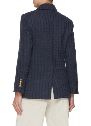 Back View - Click To Enlarge - BRUNELLO CUCINELLI - Double Breasted Cashmere Blazer