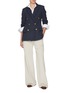 Figure View - Click To Enlarge - BRUNELLO CUCINELLI - Double Breasted Cashmere Blazer