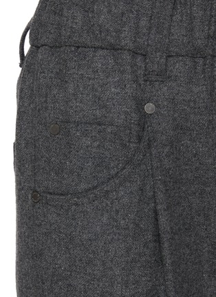  - BRUNELLO CUCINELLI - Elasticated Wool Cashmere Pants