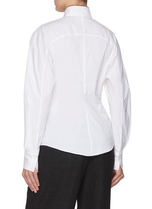 Back View - Click To Enlarge - BRUNELLO CUCINELLI - Balloon Sleeve Shirt