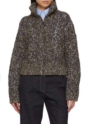 Main View - Click To Enlarge - BRUNELLO CUCINELLI - Zip Up Knit Jacket