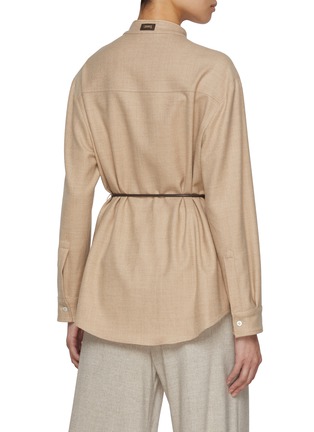 Back View - Click To Enlarge - HERNO - String Belt Shirt