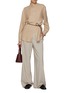 Figure View - Click To Enlarge - HERNO - String Belt Shirt