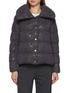 Main View - Click To Enlarge - HERNO - Floral Lace Button Up Puffer Jacket