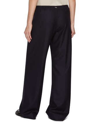 Back View - Click To Enlarge - HERNO - Elasticated Waist Wool Pants