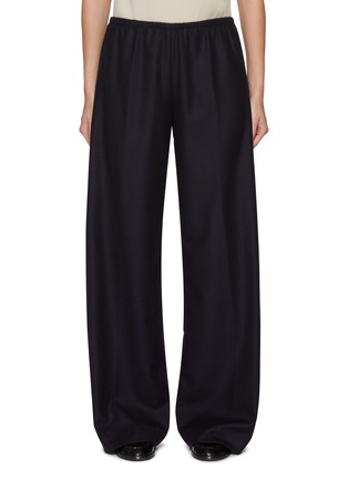 Main View - Click To Enlarge - HERNO - Elasticated Waist Wool Pants