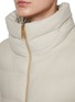 Detail View - Click To Enlarge - HERNO - Hooded Puffer Silk Cashmere Jacket