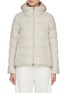 Main View - Click To Enlarge - HERNO - Hooded Puffer Silk Cashmere Jacket