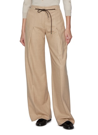 Main View - Click To Enlarge - HERNO - Straight Leg Pleated Pants