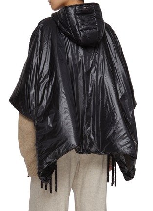 Back View - Click To Enlarge - HERNO - Hooded Zip Up Poncho