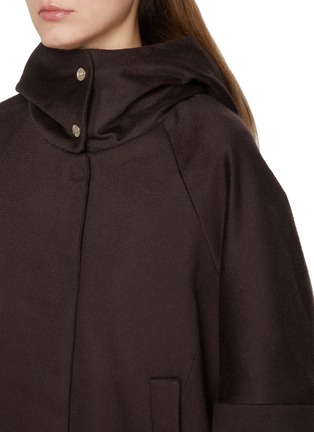  - HERNO - Long Sleeve Hooded Cashmere Jacket