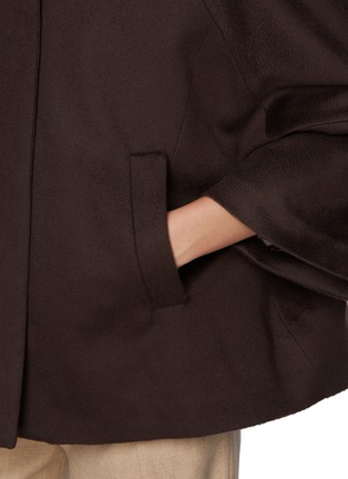  - HERNO - Long Sleeve Hooded Cashmere Jacket
