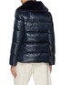 Back View - Click To Enlarge - HERNO - Faux Fur Lined Puffer Jacket