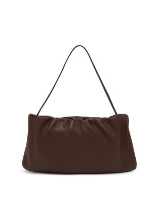 Main View - Click To Enlarge - THE ROW - Extra Large Bourse Leather Shoulder Bag