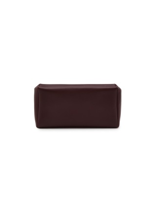 Main View - Click To Enlarge - THE ROW - Squared Compact Silk Leather Clutch