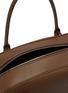 Detail View - Click To Enlarge - THE ROW - India 12.00 Grained Leather Bowling Bag