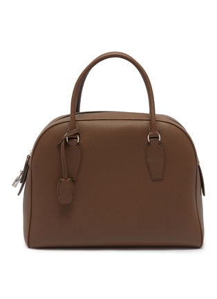 Main View - Click To Enlarge - THE ROW - India 12.00 Grained Leather Bowling Bag
