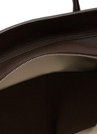Detail View - Click To Enlarge - THE ROW - Marlo 14 Grained Leather Tote Bag