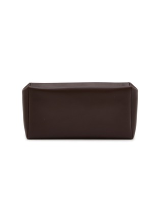 Main View - Click To Enlarge - THE ROW - Squared Compact Silk Leather Clutch