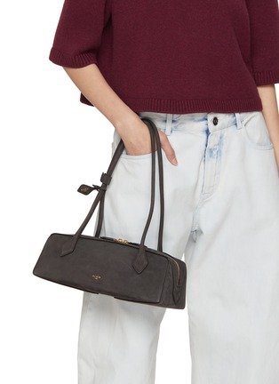 Figure View - Click To Enlarge - ALAÏA - Medium Le Teckel Leather Shoulder Bag