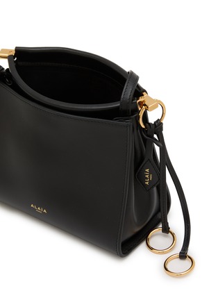 Detail View - Click To Enlarge - ALAÏA - Small Le Click Square Leather Shoulder Bag