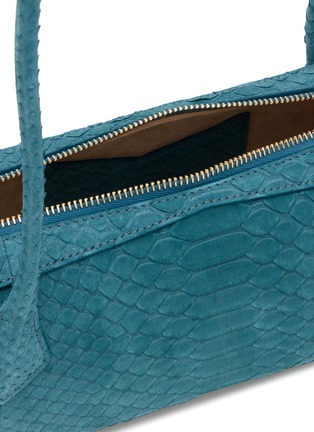 Detail View - Click To Enlarge - ALAÏA - Medium Le Teckel Python Leather Shoulder Bag