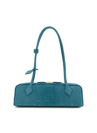 Main View - Click To Enlarge - ALAÏA - Medium Le Teckel Python Leather Shoulder Bag