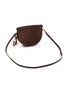 Detail View - Click To Enlarge - ALAÏA - Small Hip Leather Crossbody Bag