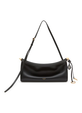 Main View - Click To Enlarge - ALAÏA - Medium Le Click East West Leather Shoulder Bag