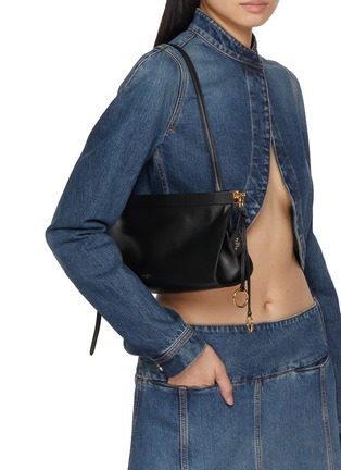 ALAÏA | Medium Le Click East West Leather Shoulder Bag