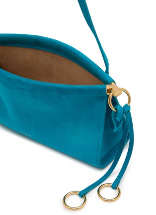 Detail View - Click To Enlarge - ALAÏA - Small Le Click East West Leather Shoulder Bag