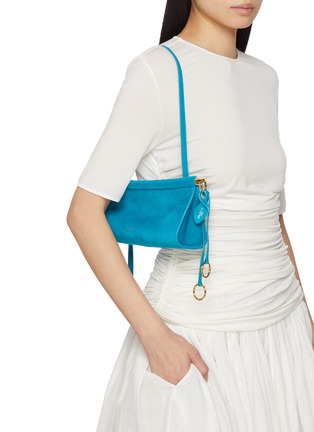 Figure View - Click To Enlarge - ALAÏA - Small Le Click East West Leather Shoulder Bag